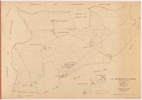 La Boissière-du-Doré - Section D1 1-266