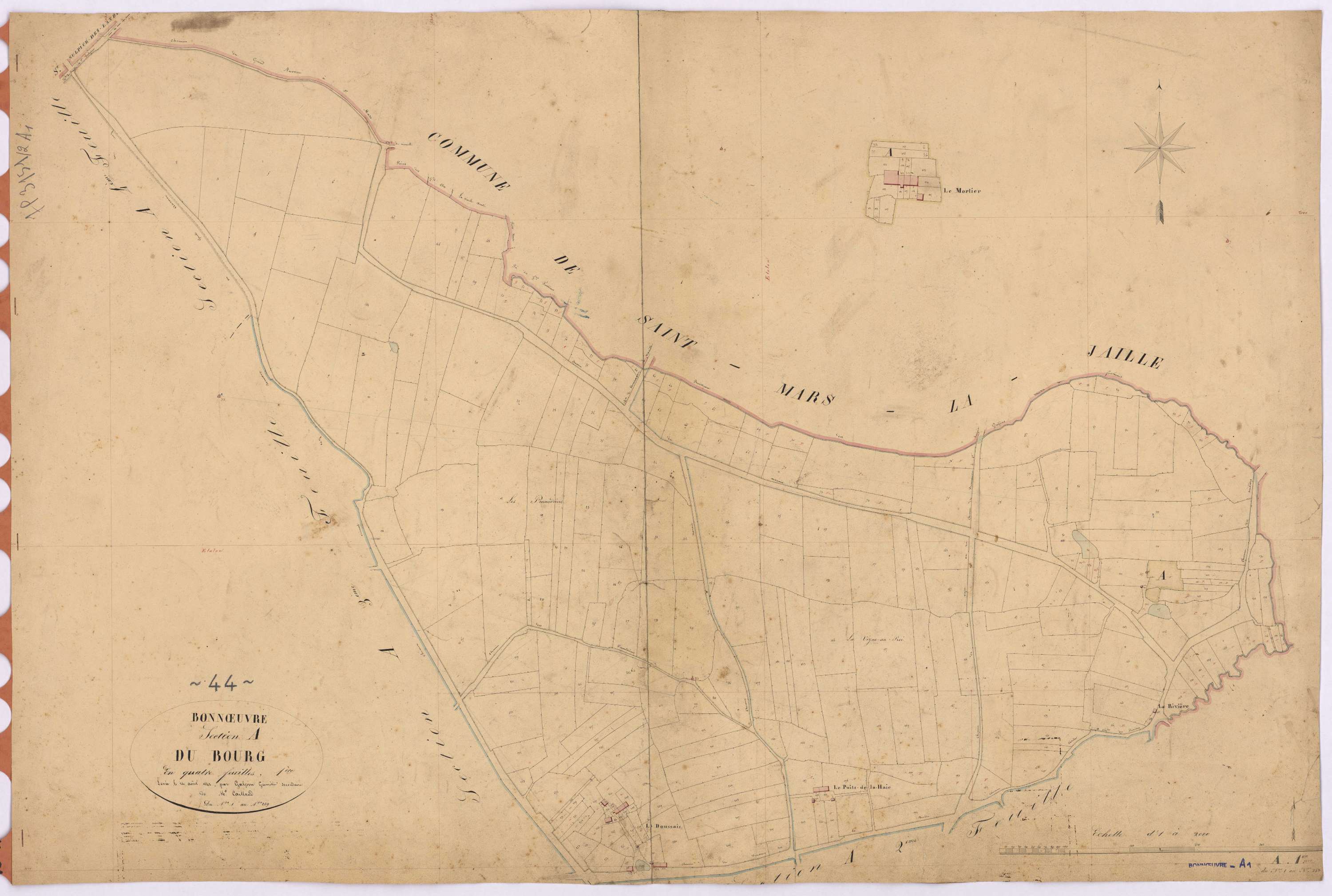 Bonnœuvre - Section A1 Bourg (section du)