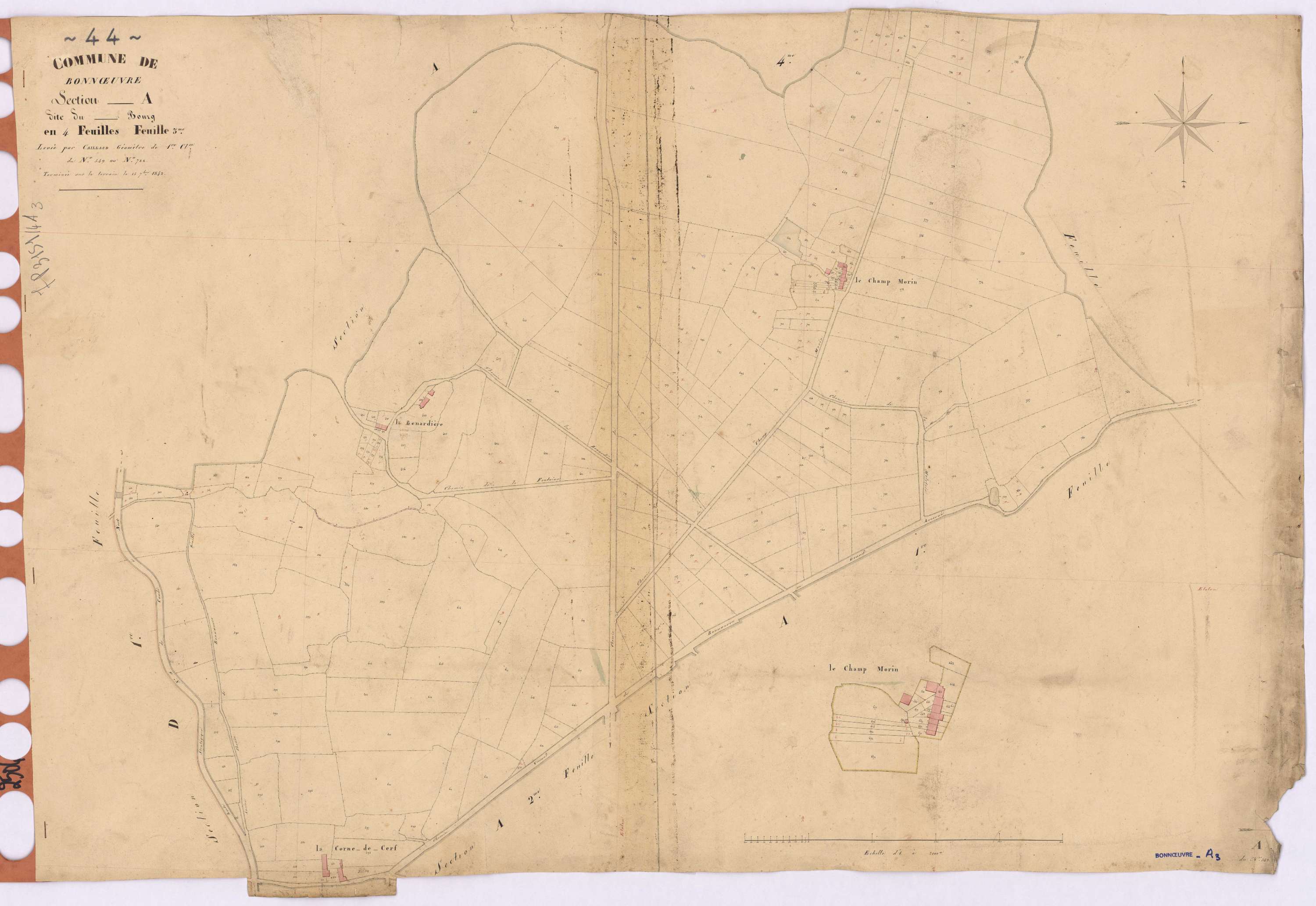 Bonnœuvre - Section A3 Bourg (section du)