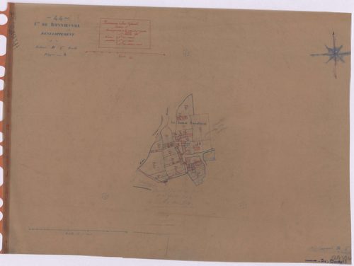 Bonnœuvre - Section D4 (développement) 1118-1150 ; développement du village des Basses Provotières