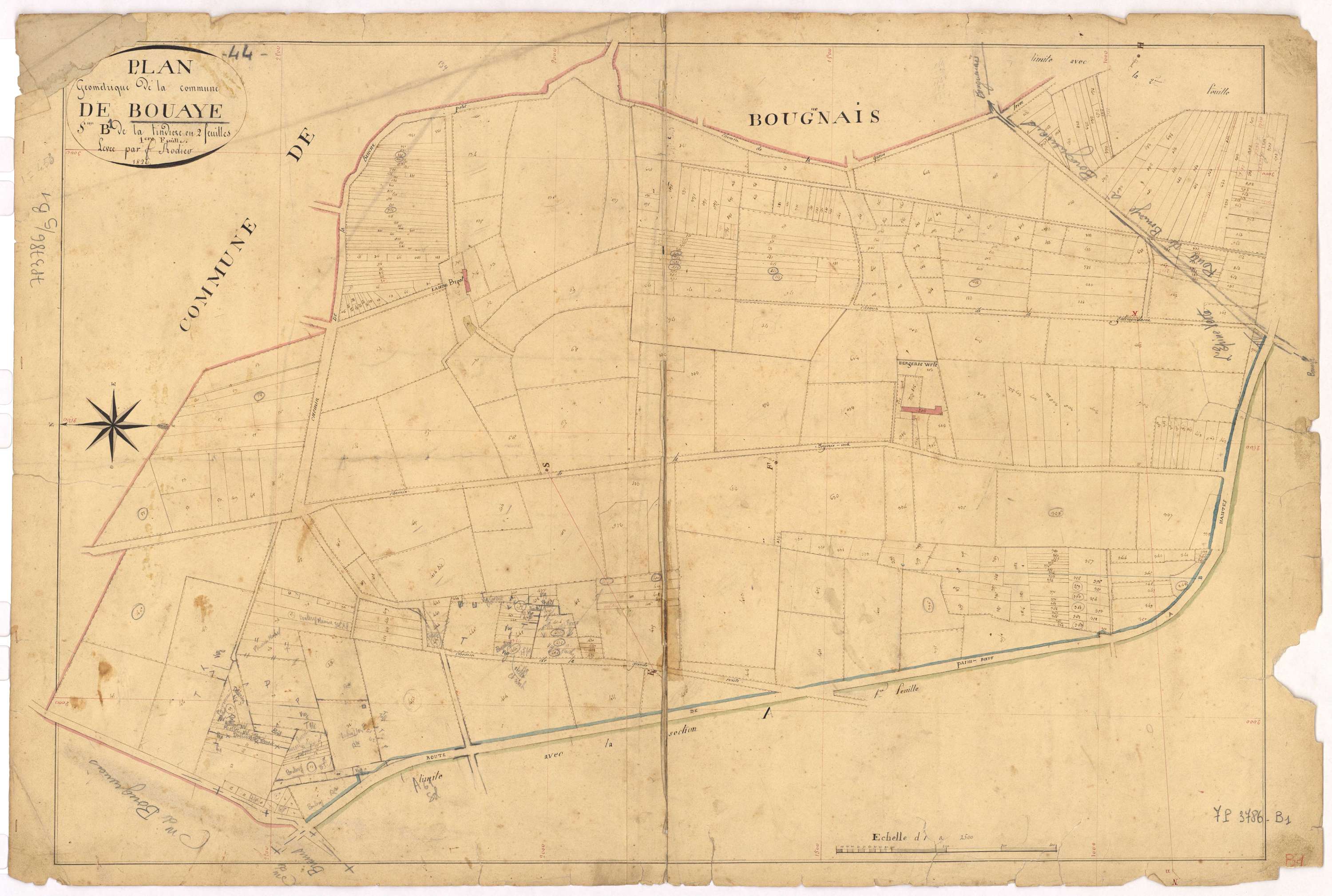 Bouaye - Section B1 Tindière (section de La)