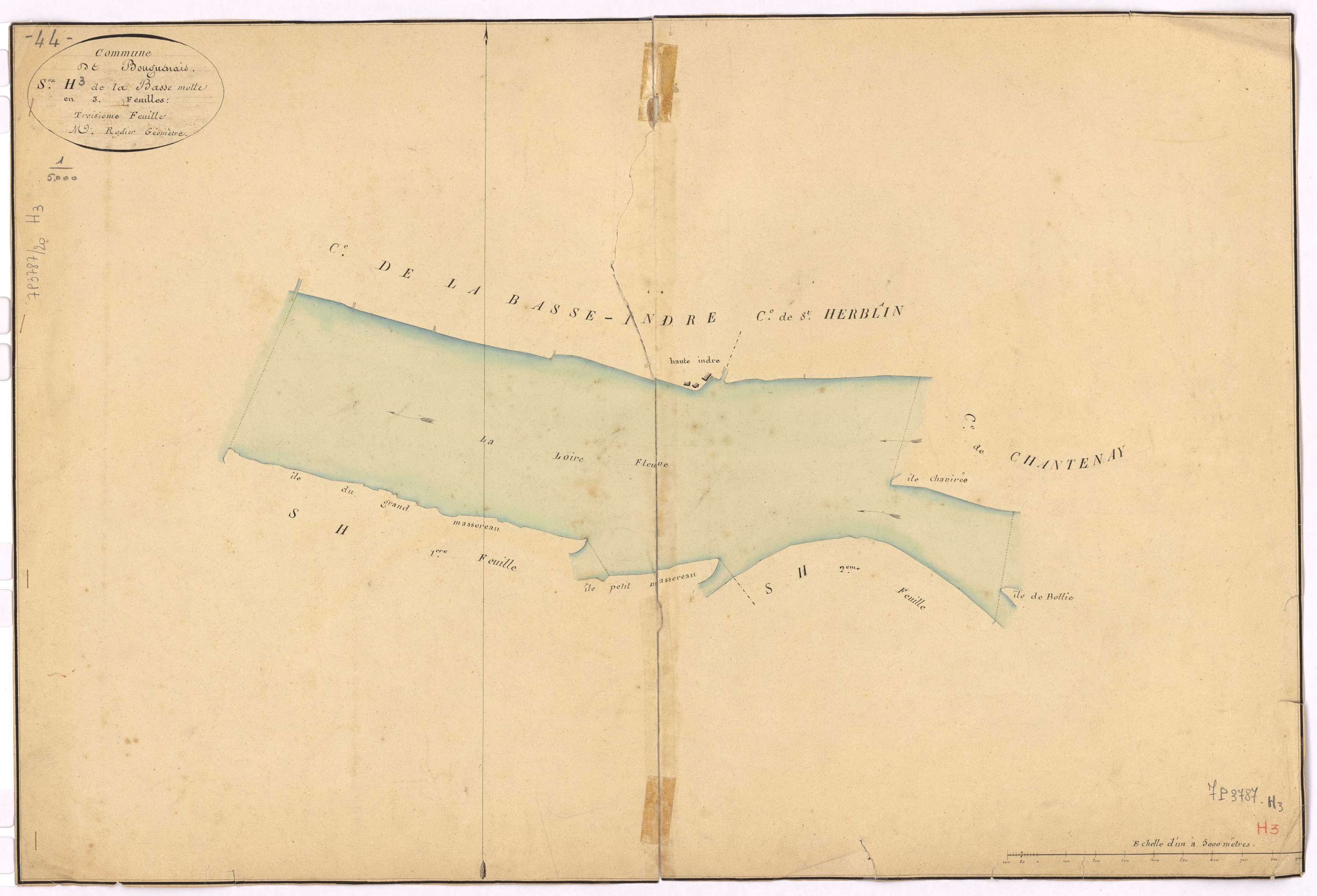Bouguenais - Section H3 Basse Motte (section de La)