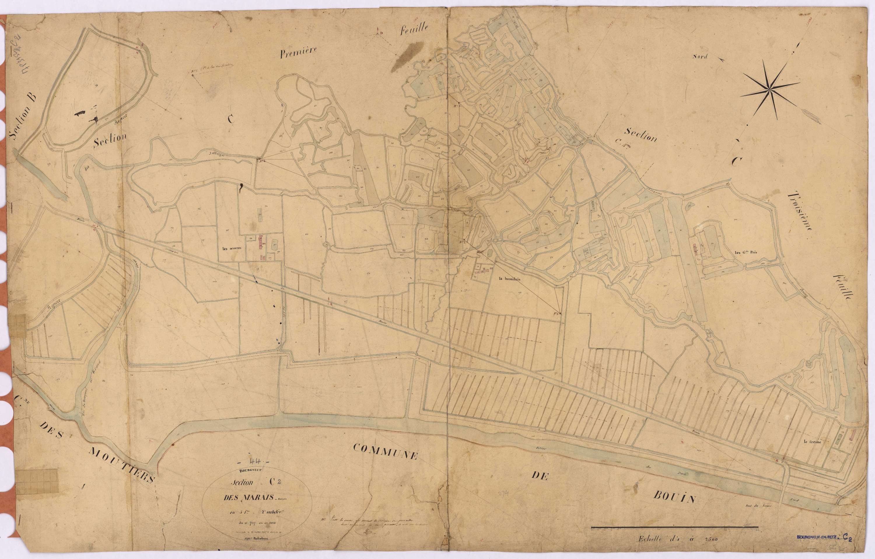 Bourgneuf-en-Retz - Section C2 Marais Salants (section des)