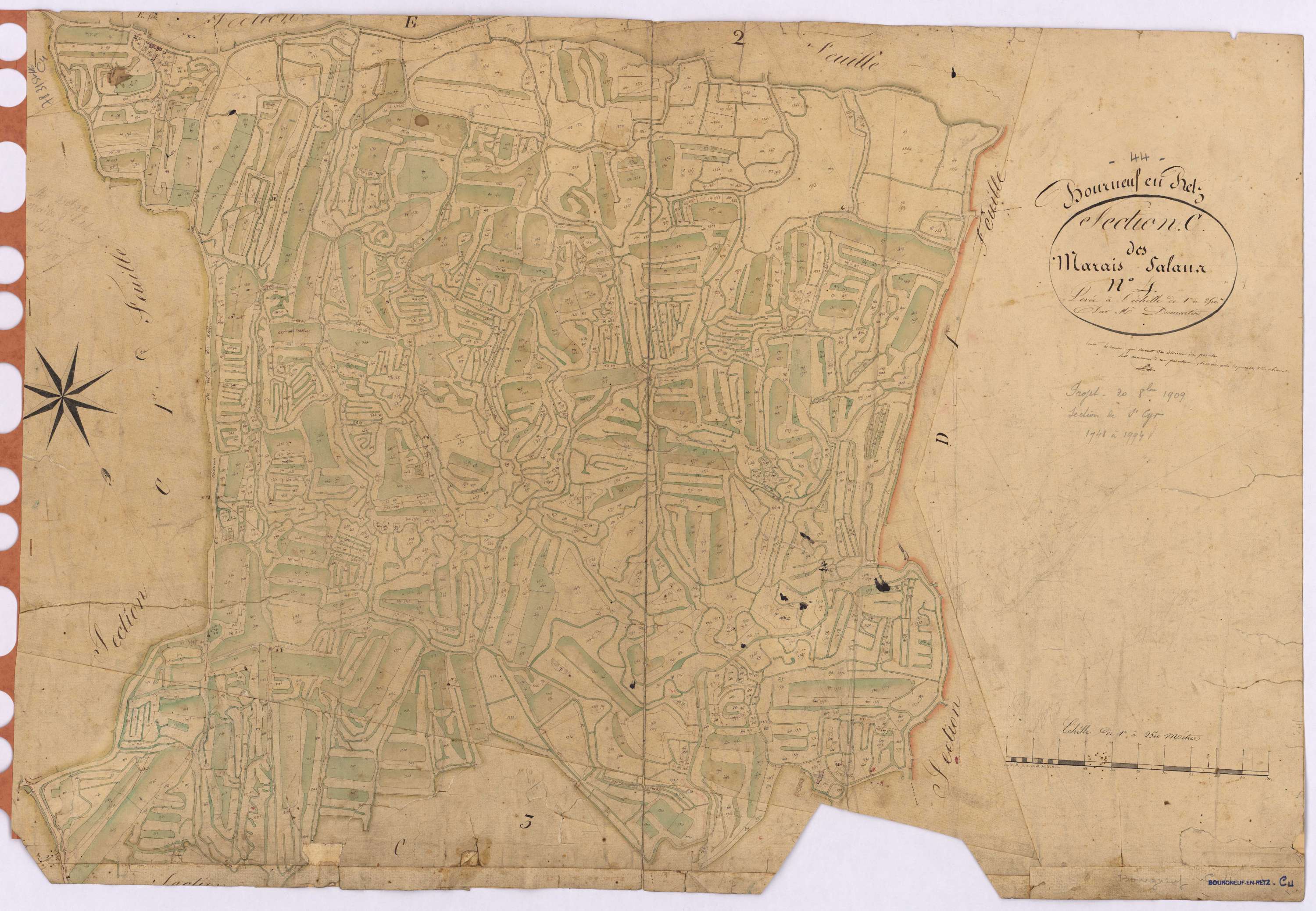 Bourgneuf-en-Retz - Section C4 Marais Salants (section des)