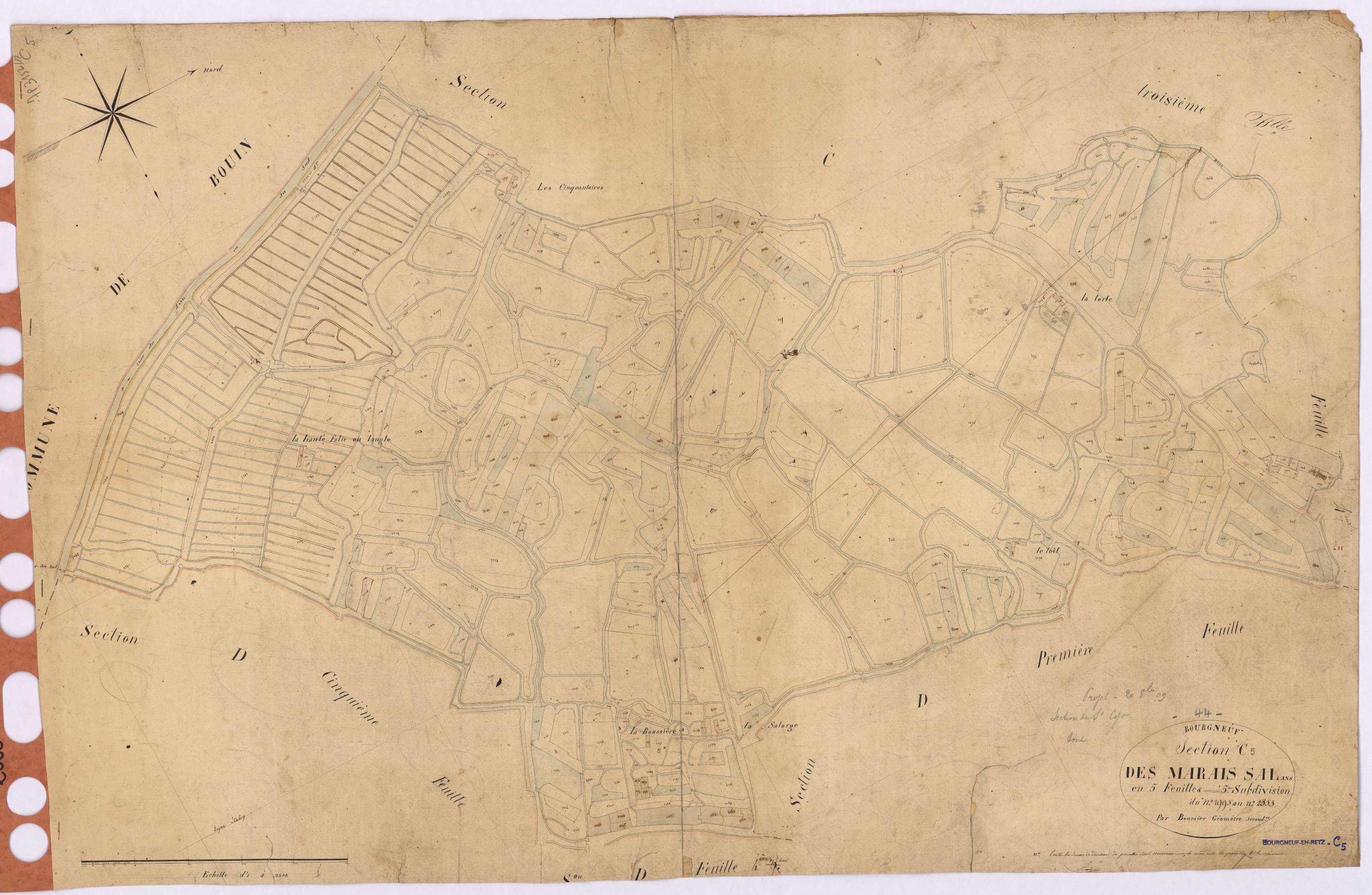 Bourgneuf-en-Retz - Section C5 Marais Salants (section des)