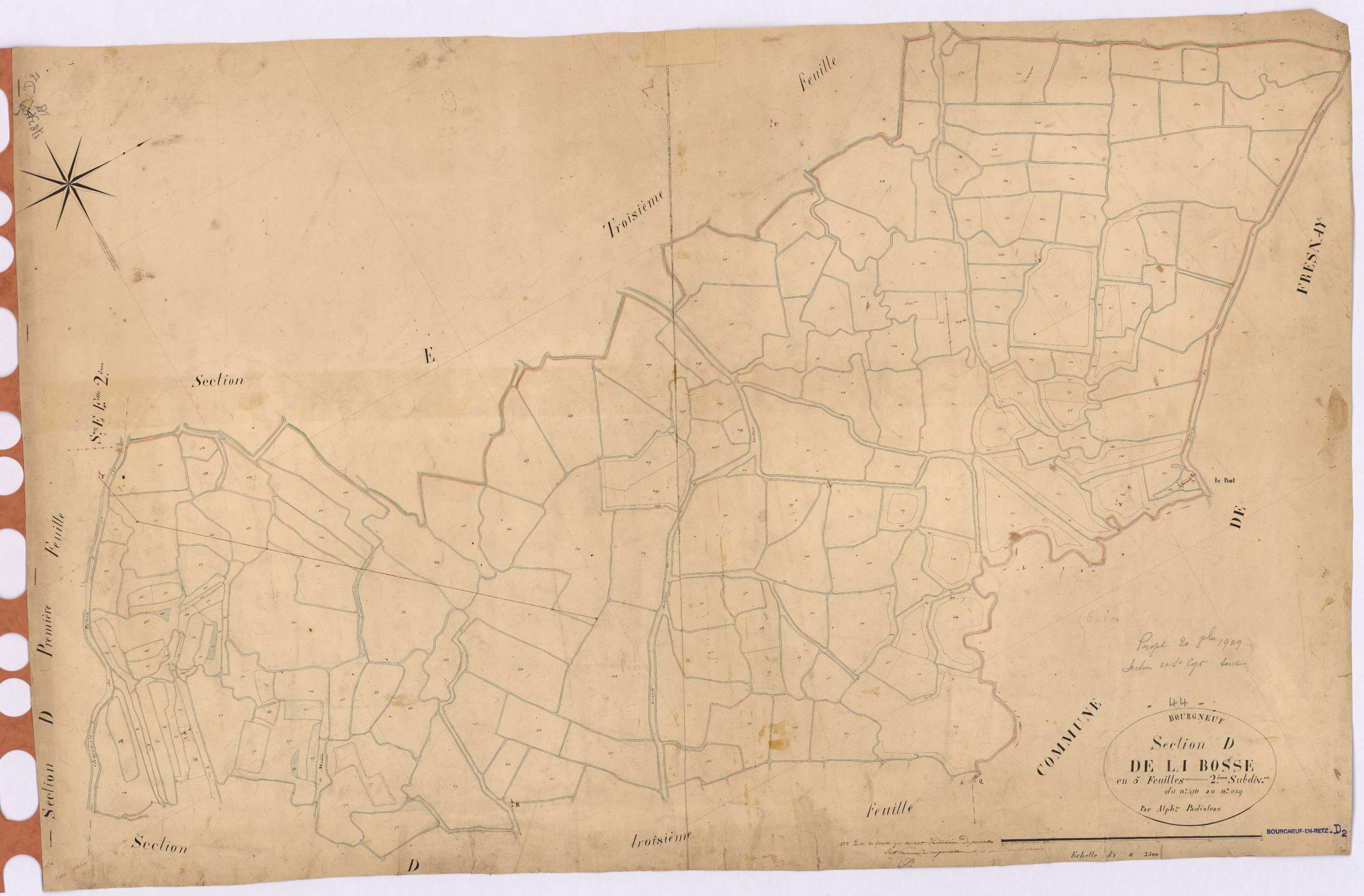 Bourgneuf-en-Retz - Section D2 Bosse (section de La)