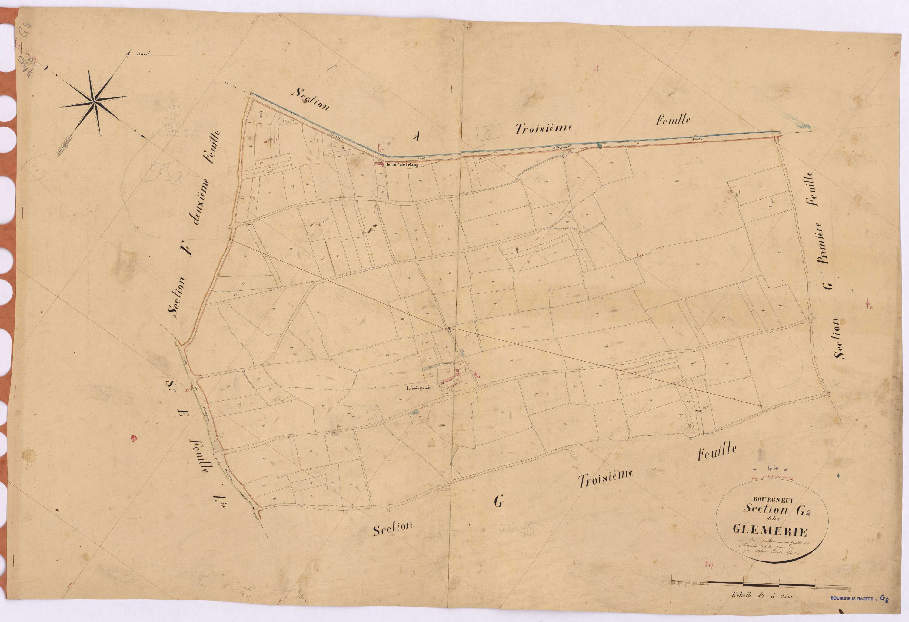 Bourgneuf-en-Retz - Section G2 Glèmerie (section de La)