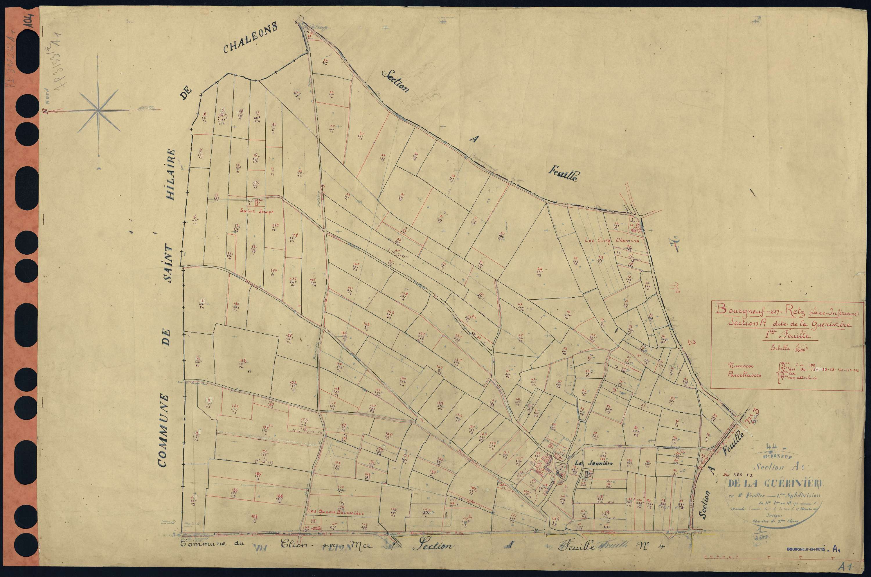 Bourgneuf-en-Retz - Section A1 1-888