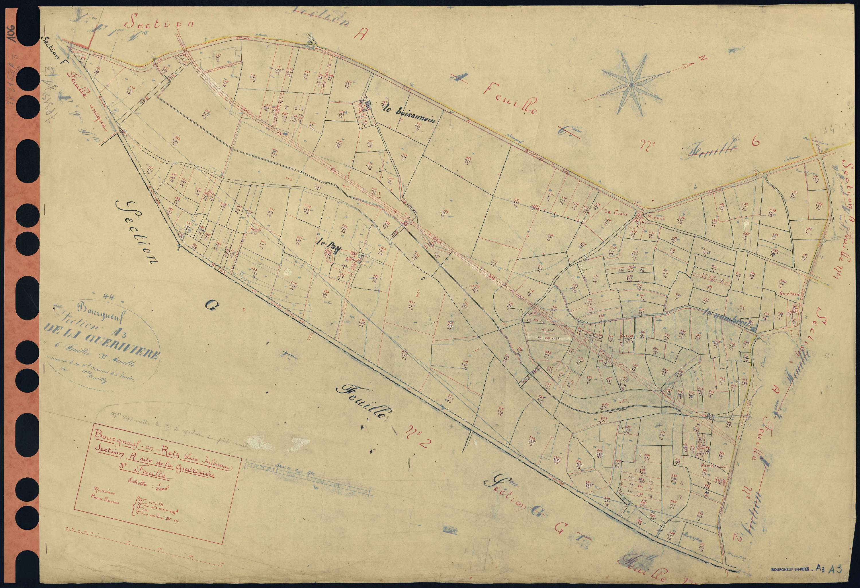 Bourgneuf-en-Retz - Section A3 427-672