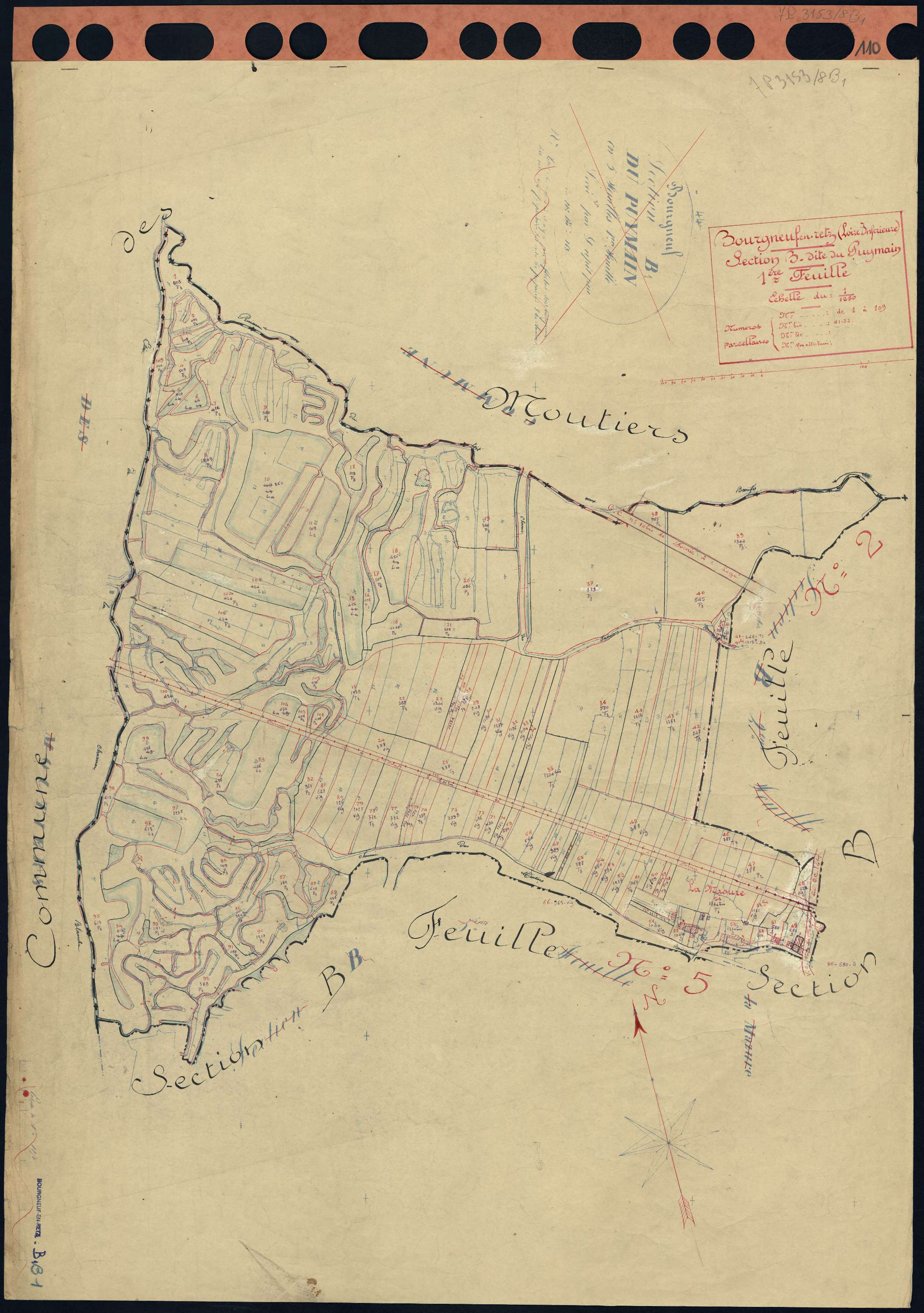 Bourgneuf-en-Retz - Section B1 1-109