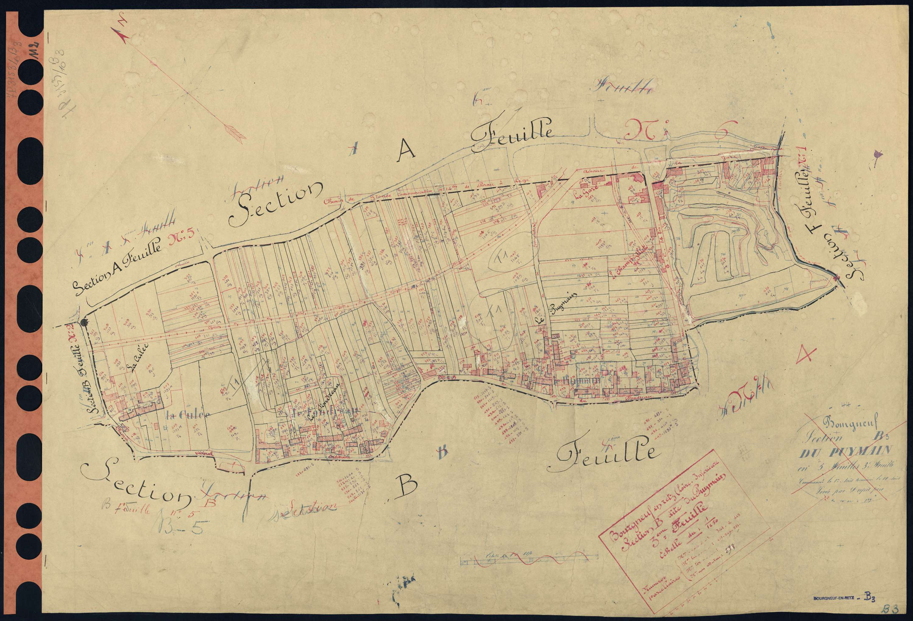 Bourgneuf-en-Retz - Section B3 347-615