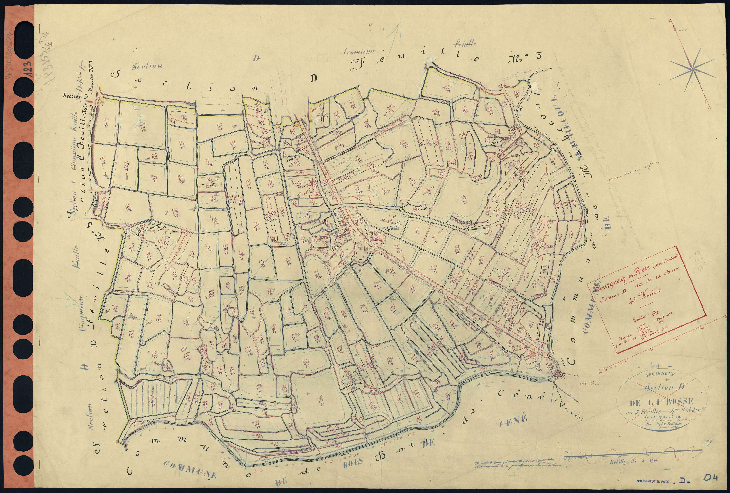 Bourgneuf-en-Retz - Section D4 854-1175