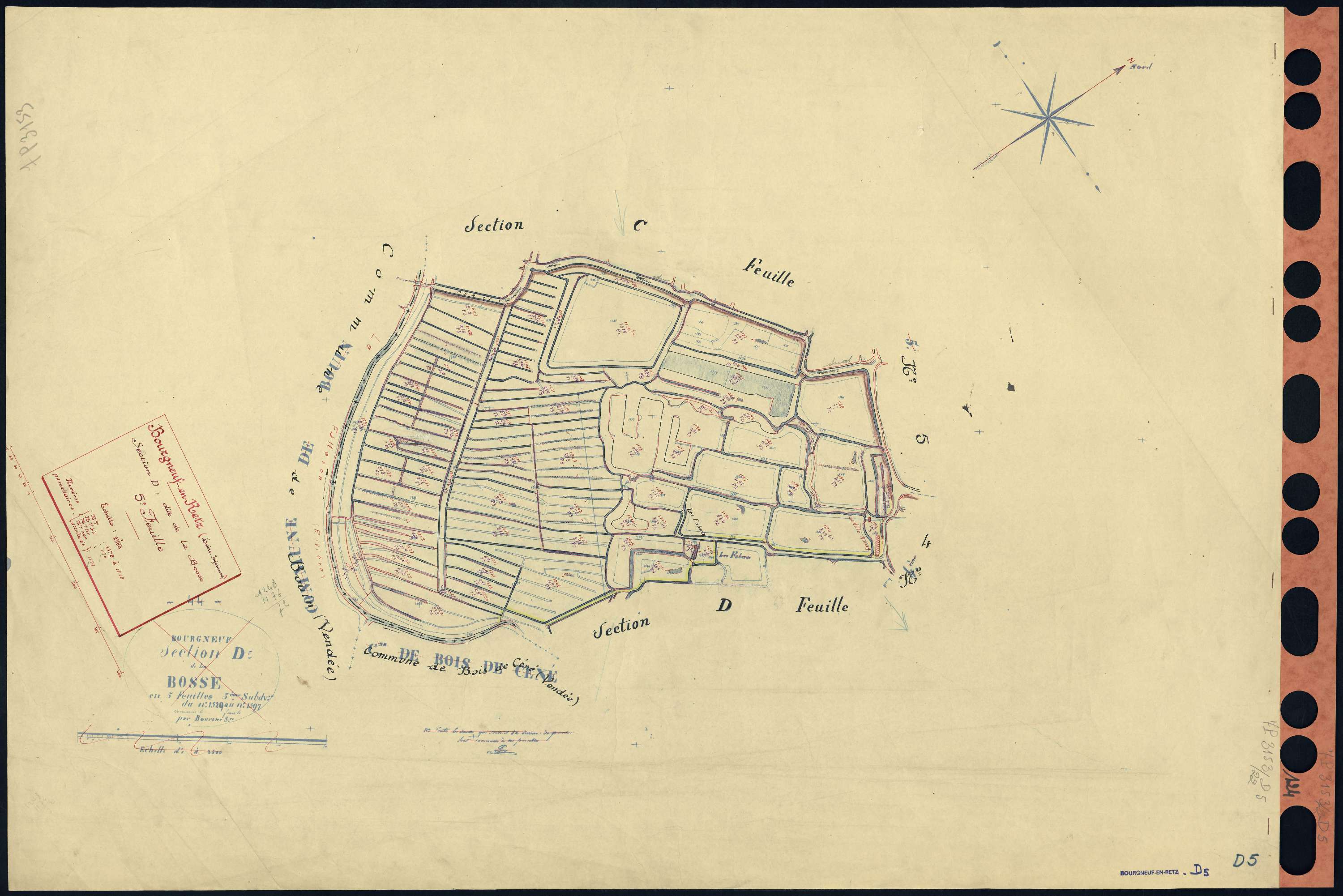 Bourgneuf-en-Retz - Section D5 1176-1248