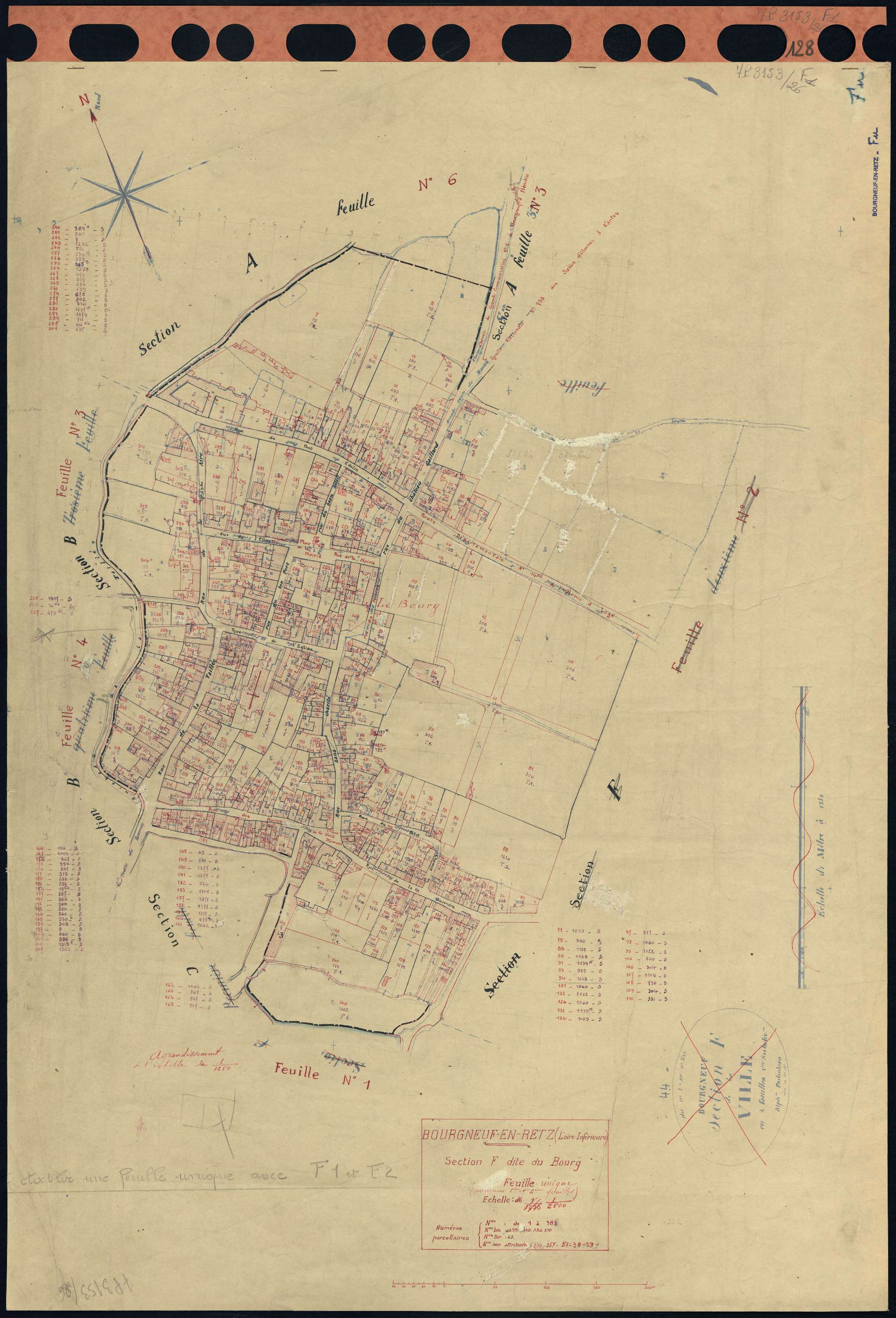 Bourgneuf-en-Retz - Section F1 1-309
