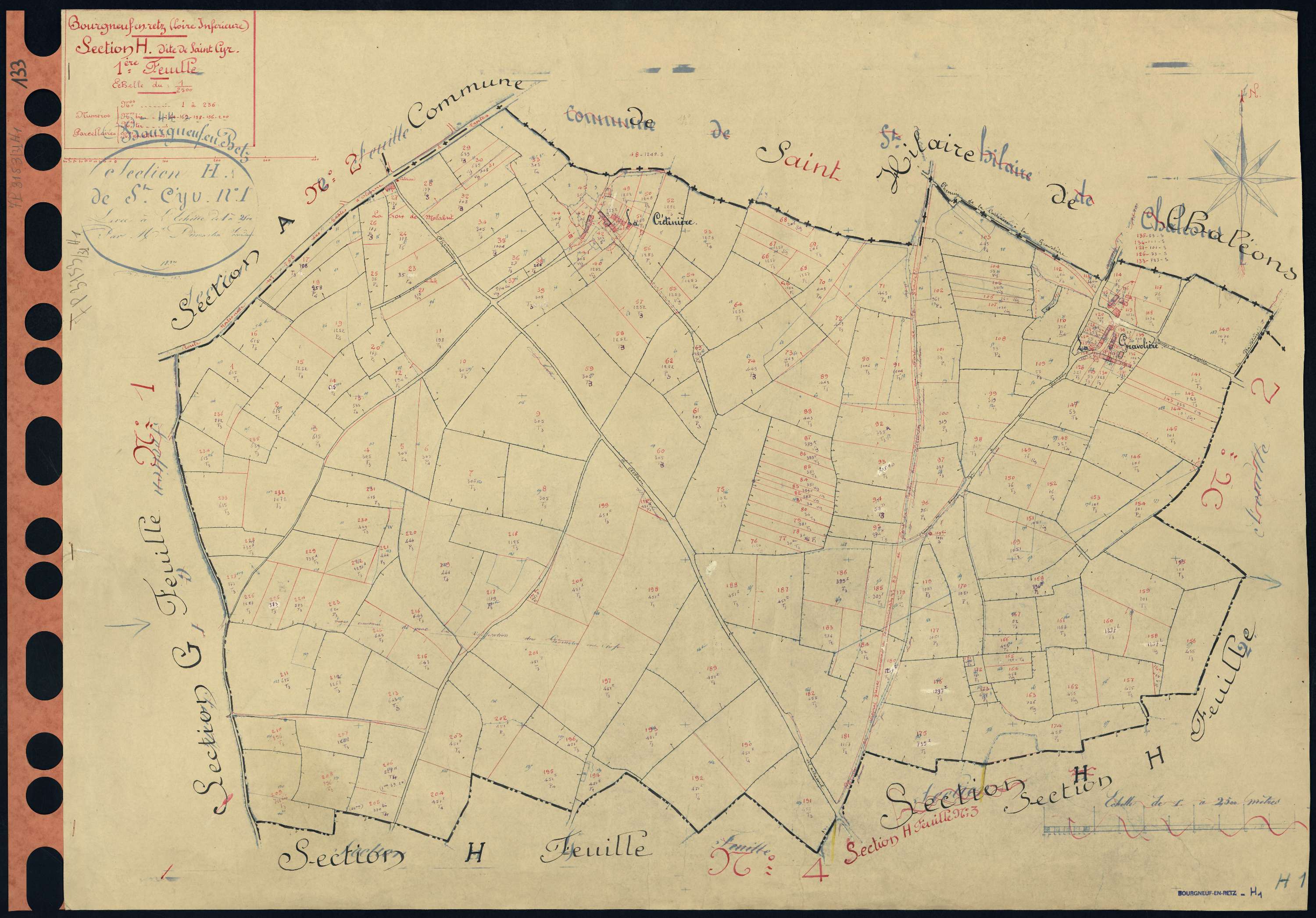 Bourgneuf-en-Retz - Section H1 1-236