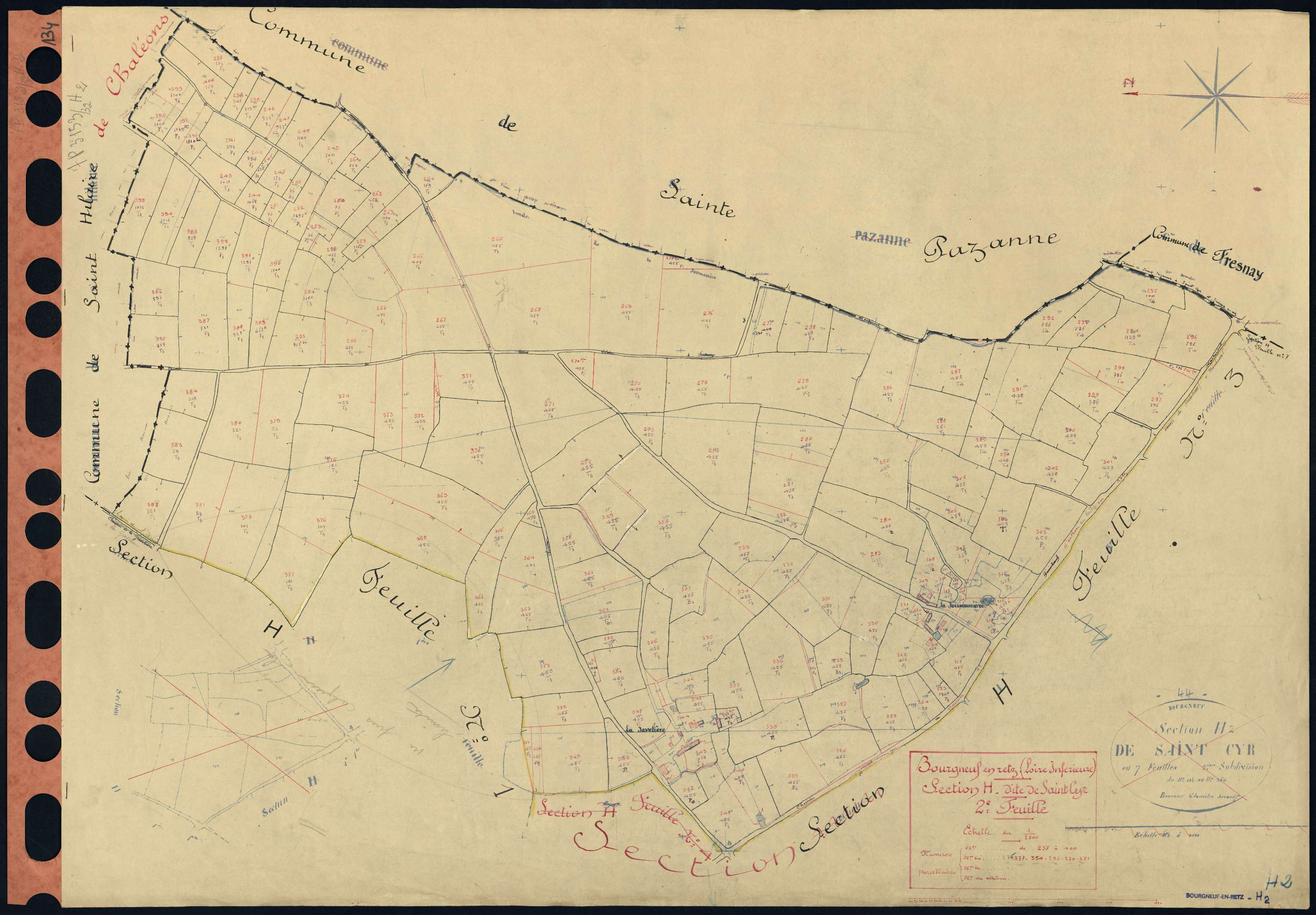Bourgneuf-en-Retz - Section H2 237-400