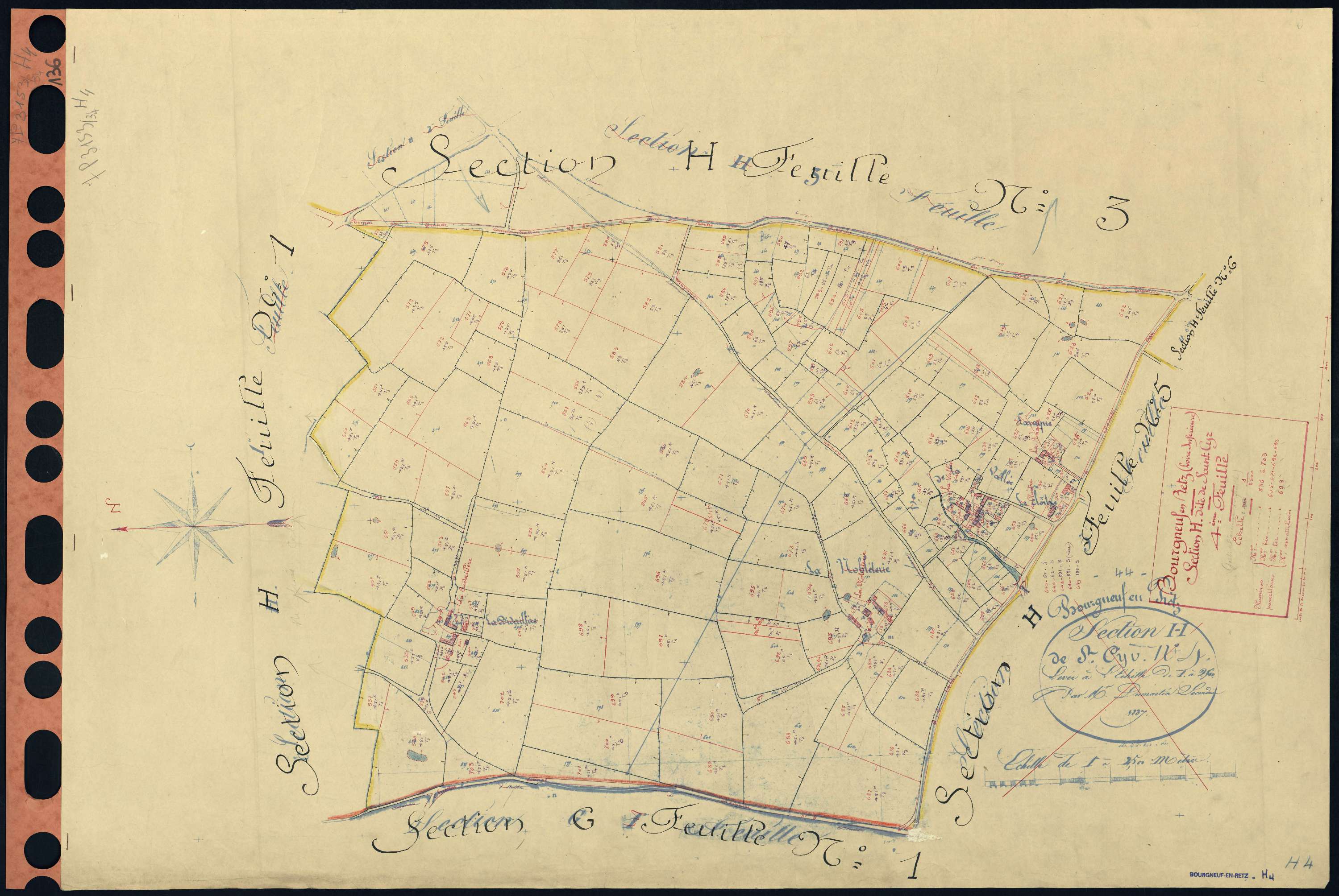 Bourgneuf-en-Retz - Section H4 536-703