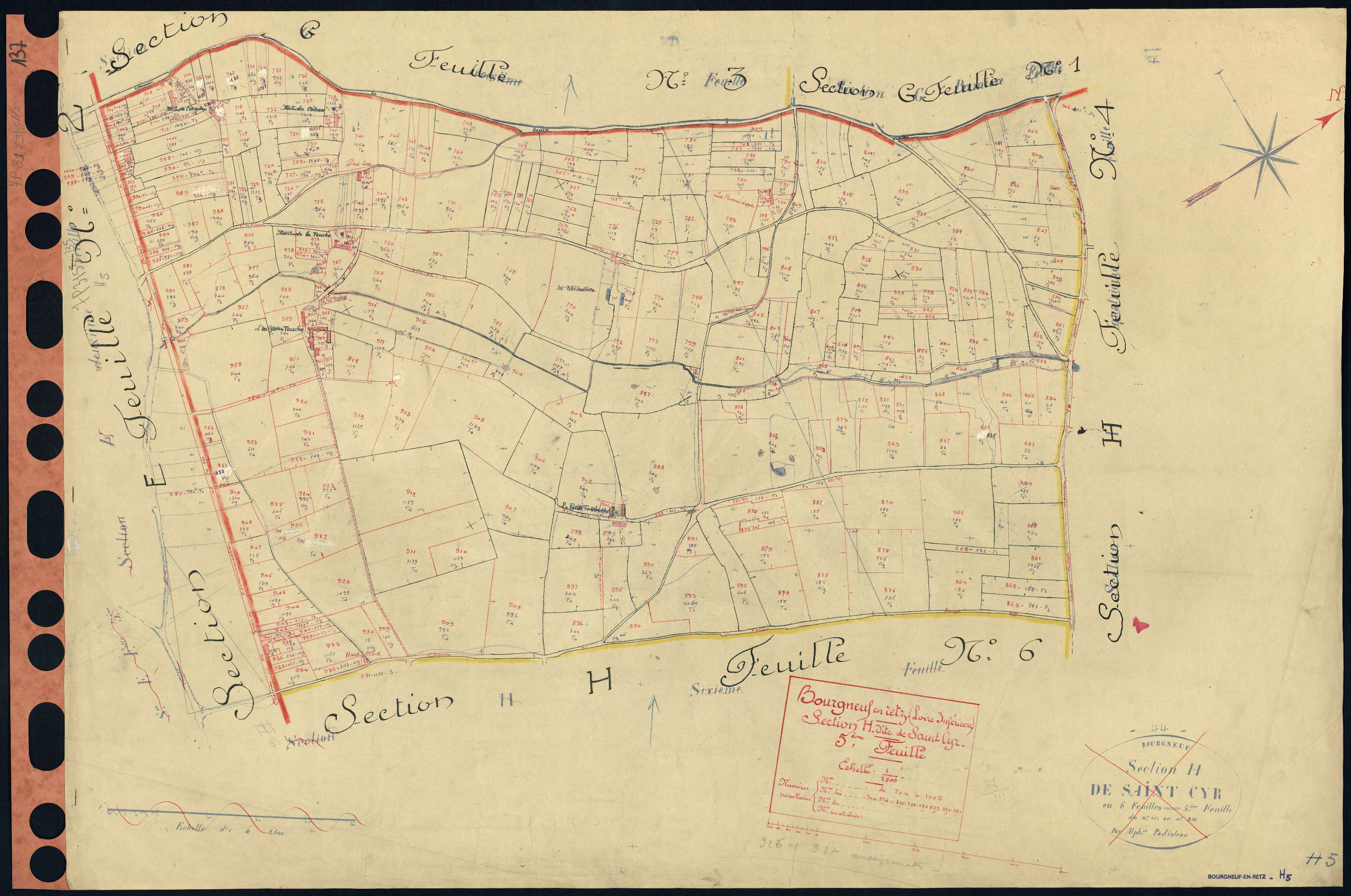 Bourgneuf-en-Retz - Section H5 704-1005