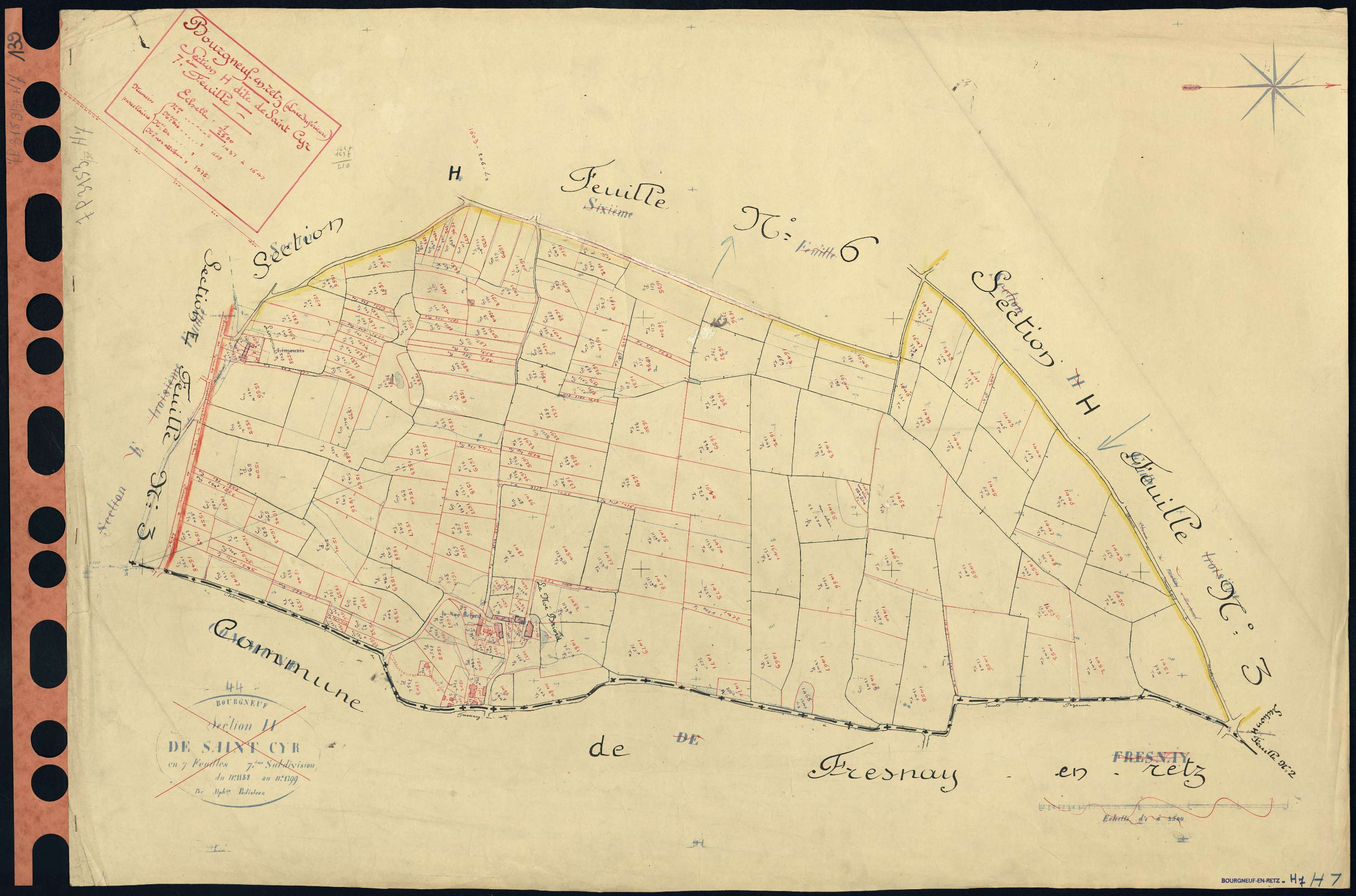 Bourgneuf-en-Retz - Section H7 1437-1647