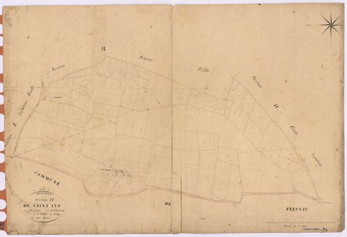 Bourgneuf-en-Retz - Section H7 Saint-Cyr (section de)