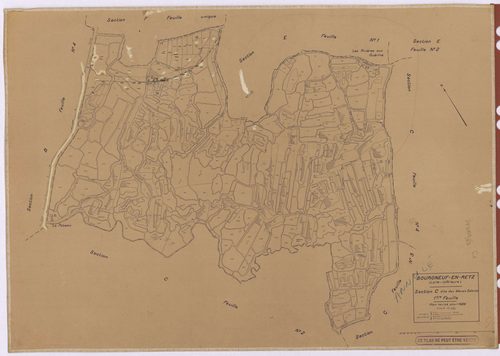 Bourgneuf-en-Retz - Section C1 Marais Salants (section des) ; 1-382