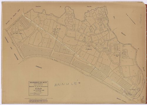 Bourgneuf-en-Retz - Section C2 Marais Salants (section des) ; 383-614