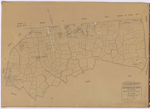 Bourgneuf-en-Retz - Section E3 Rivières (section des) ; 681-1116