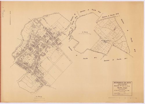 Bourgneuf-en-Retz - Section F Bourg (section du) ; 1-386
