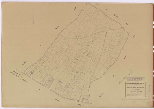Bourgneuf-en-Retz - Section G3 Glémerie (section de La) ; 397-673