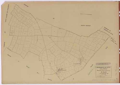 Bourgneuf-en-Retz - Section H2 Saint-Cyr (section de) ; 237-400