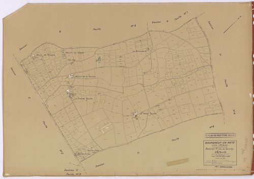 Bourgneuf-en-Retz - Section H5 Saint-Cyr (section de) ; 704-1005