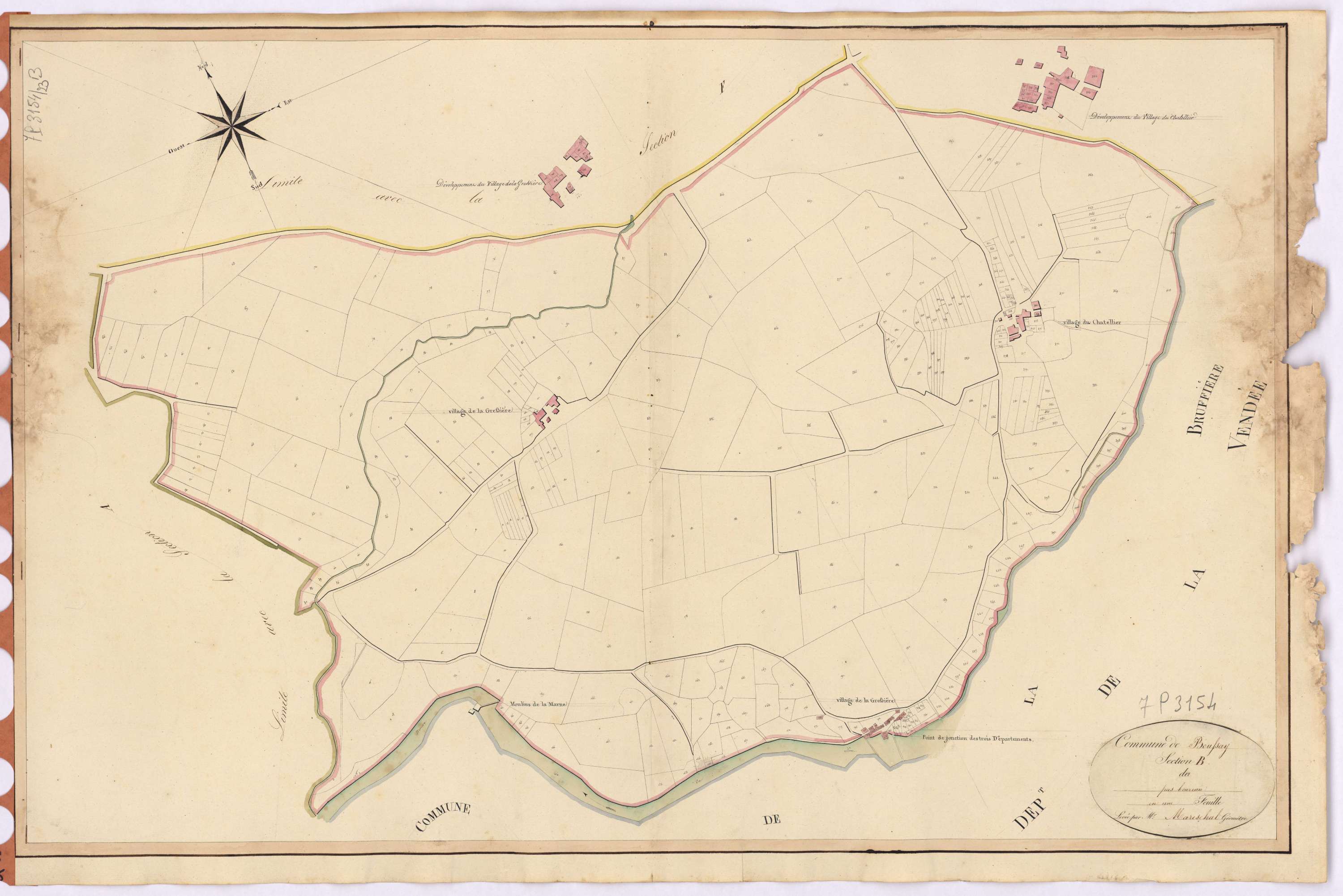 Boussay - Section B Pas Boureau (section du)