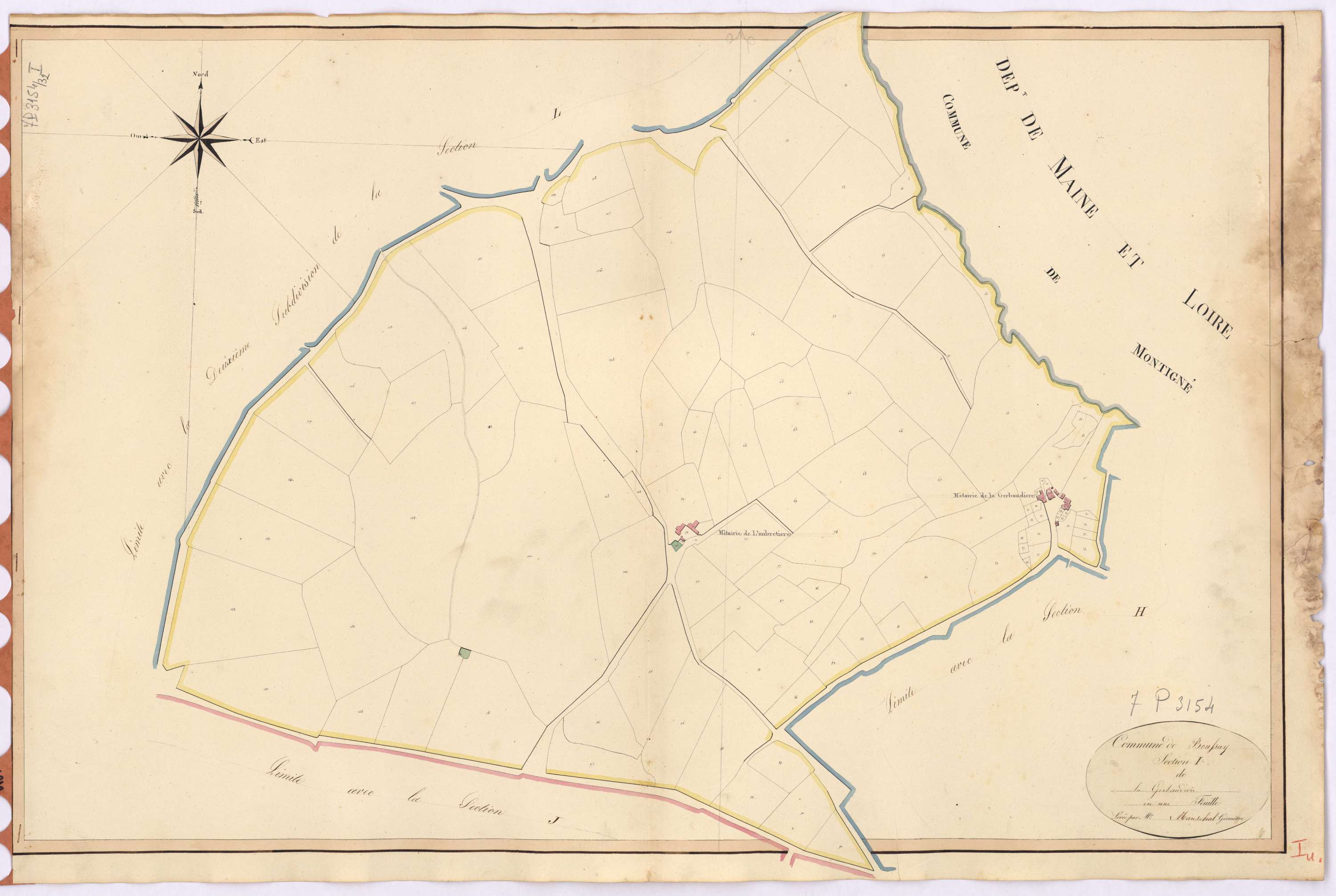 Boussay - Section I Gerbaudière (section de La)