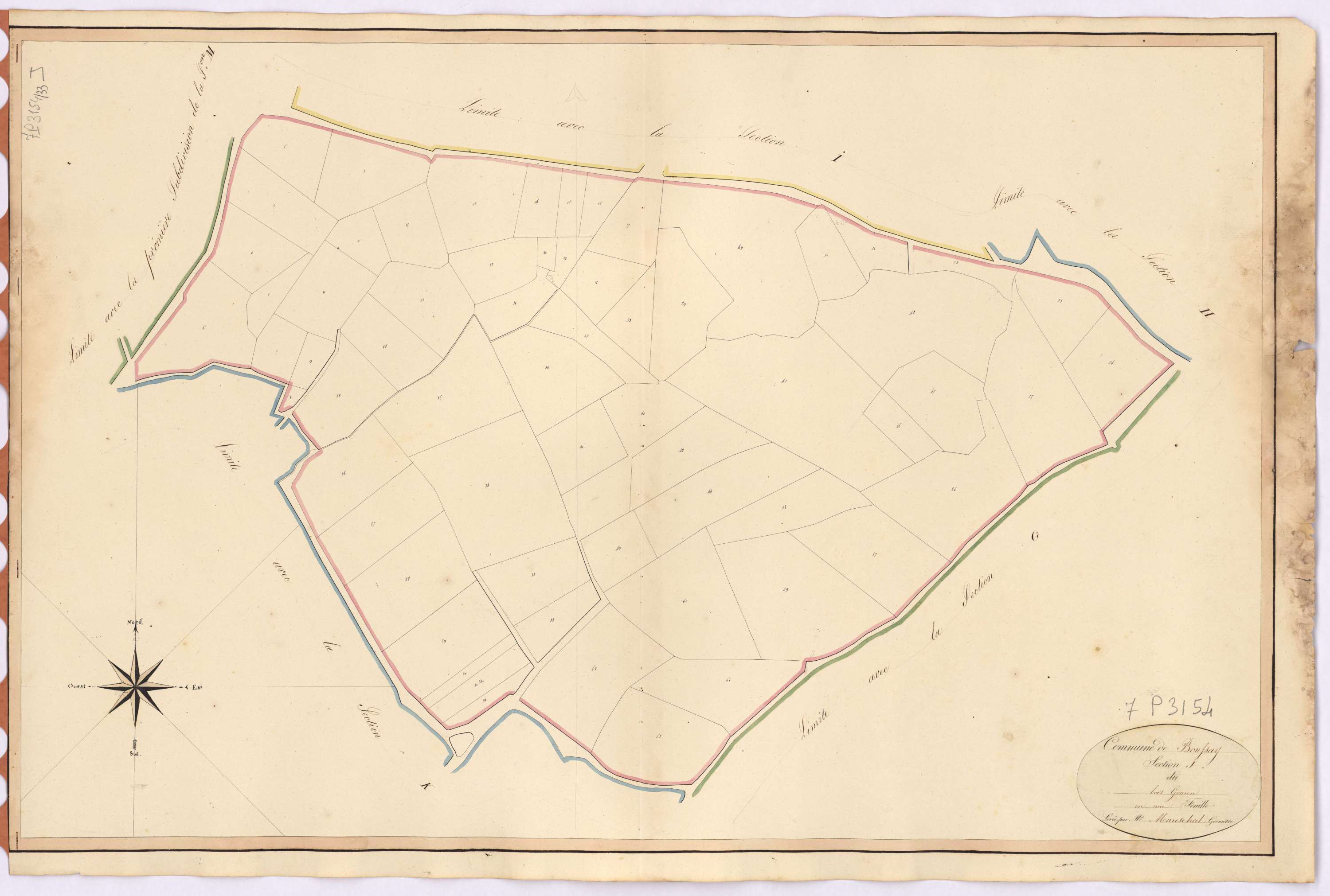 Boussay - Section J Bois Gouron (section du)