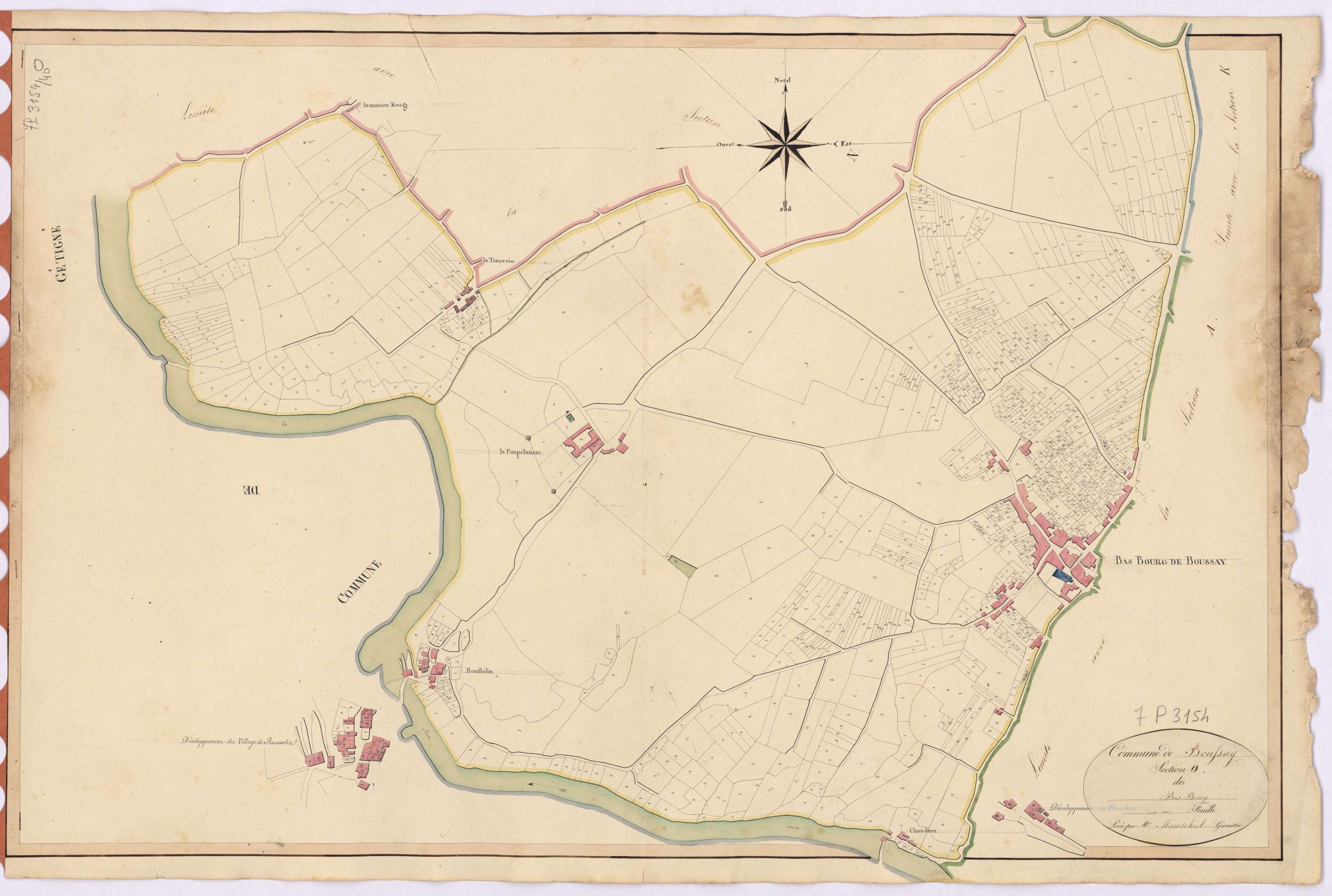 Boussay - Section O Bas Bourg (section du)