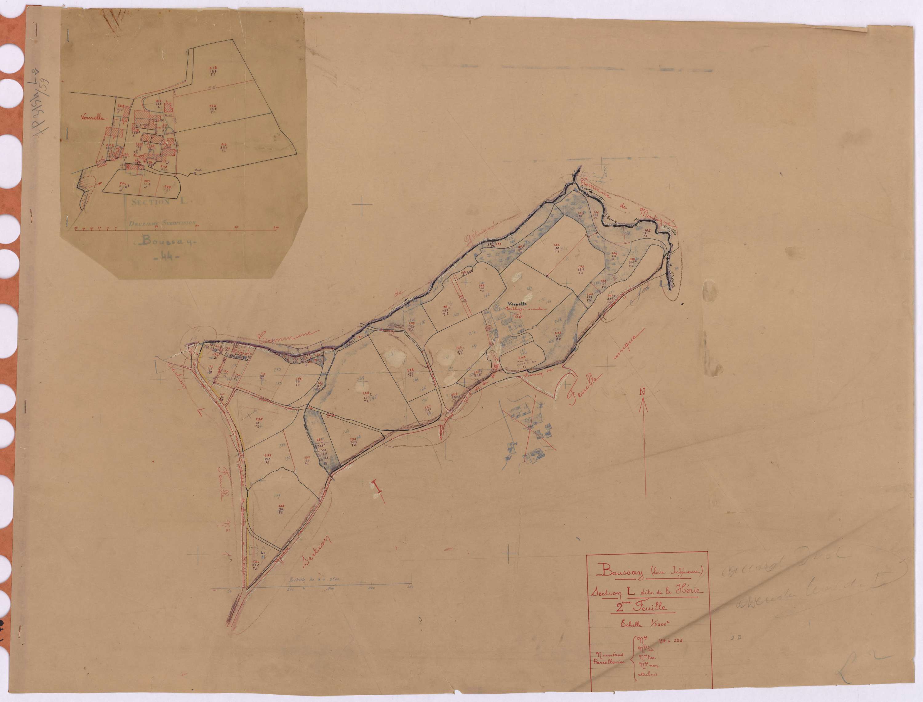 Boussay - Section L2 Hérie (section de La) ; 159-236