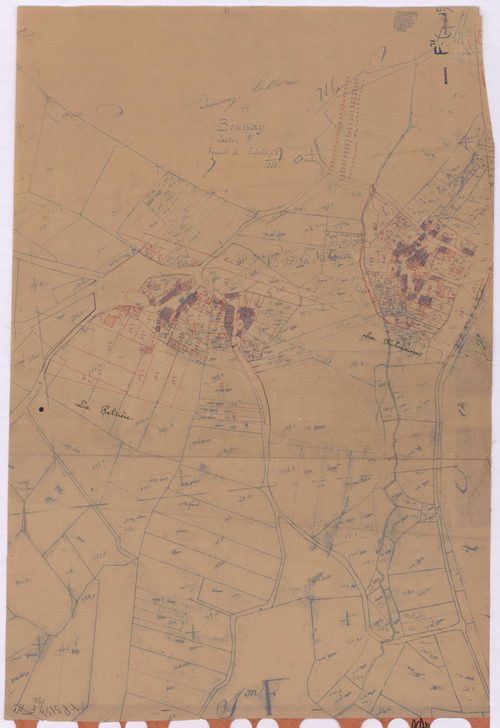 Boussay - Section F (développement) Peltières (section des) ; 1-353 ; développement du village de La Fichonnière
