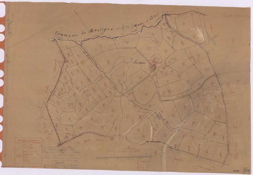 Boussay - Section H Ecorchevrière (section de l') ; 1-122