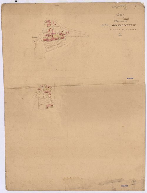 Bouvron - Section B1 B2 (développement) Bélinais (section de La) ; développement des polygônes A et B