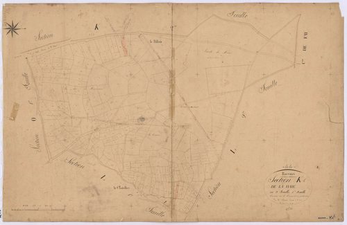 Bouvron - Section K1 Haie (section de La) ; 1-238