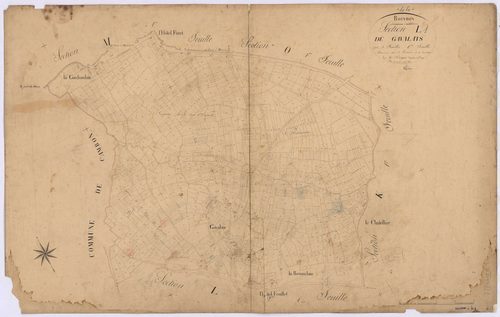 Bouvron - Section L1 Gavalais (section de) ; 1-839