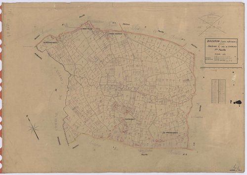 Bouvron - Section L1 Gavalais (section de) ; 1-574