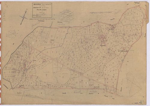 Bouvron - Section N Calan (section de) ; 1-589