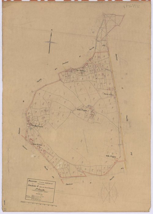 Bouvron - Section O1 Grand Momesson (section du) ; 1-190