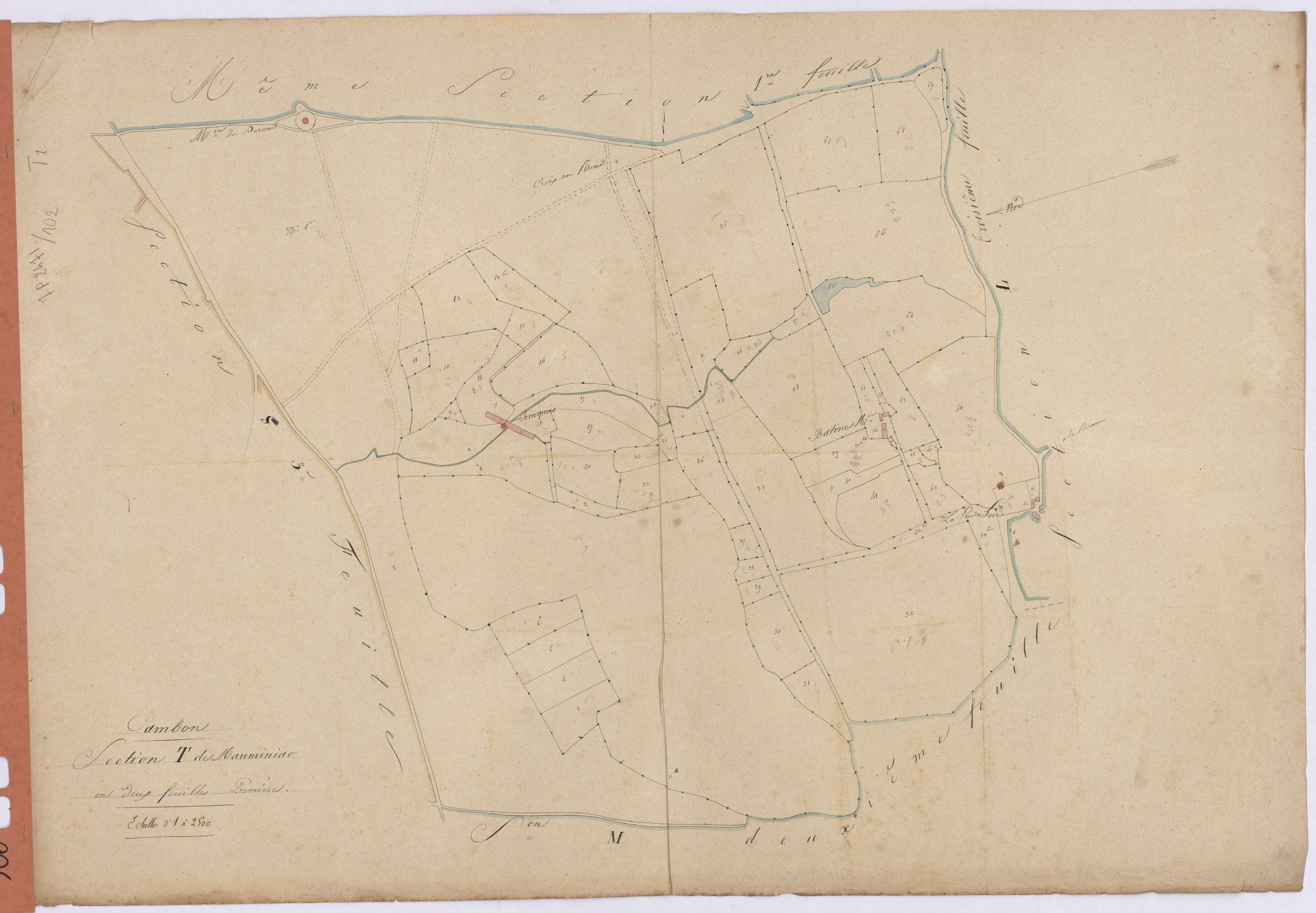 Campbon - Section T1 Maumignac (section de)