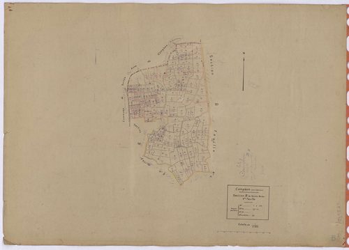 Campbon - Section B1 Sainte-Barbe (section de) ; 1-179