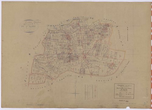 Campbon - Section B3 Sainte-Barbe (section de) ; 565-1093