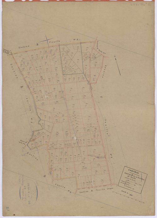 Campbon - Section B4 Sainte-Barbe (section de) ; 1094-1267