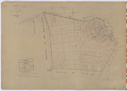 Campbon - Section B5 Sainte-Barbe (section de) ; 1268-1446