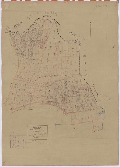 Campbon - Section D2 Fouas (section de La) ; 765-1092